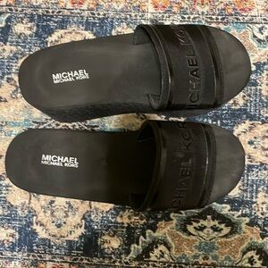 Michael Kors Black Platforms